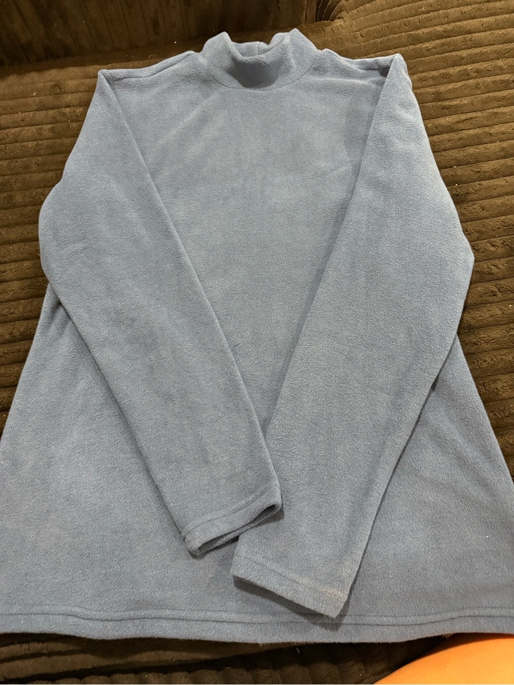 Blue Fleece Long Sleeve Top